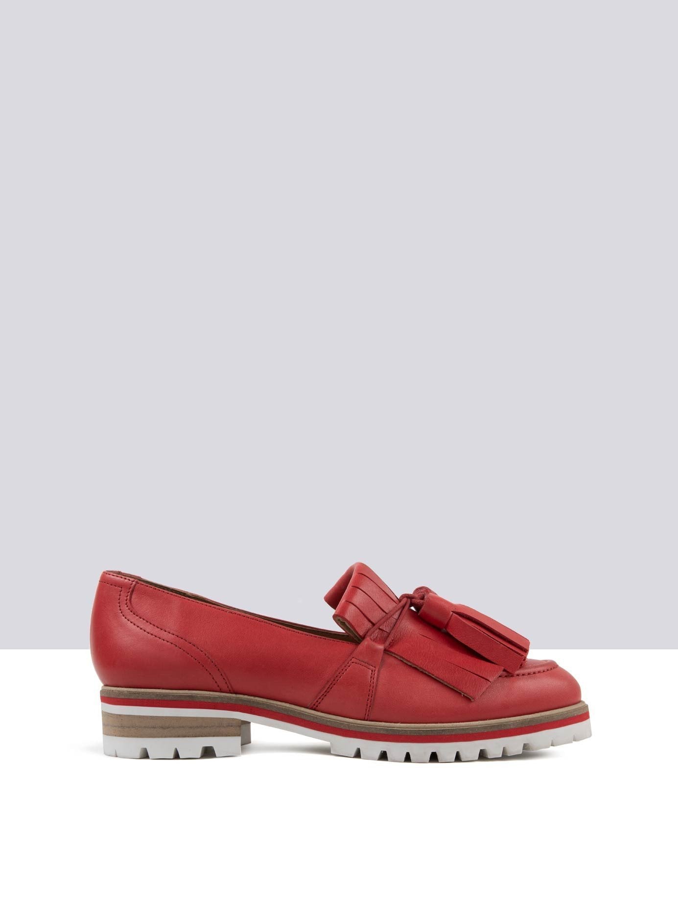 Porter - Coral Red Leather