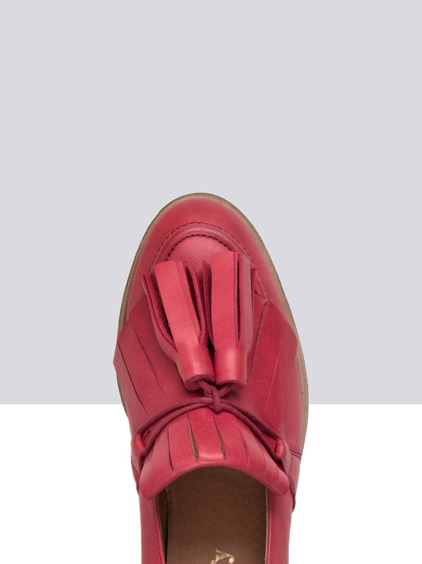 Porter - Coral Red Leather
