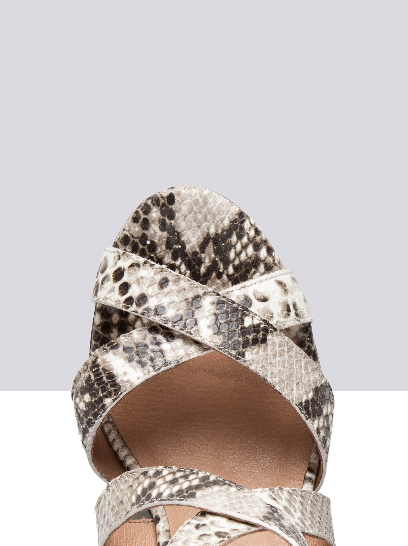 Strand - Cream Snake Leather