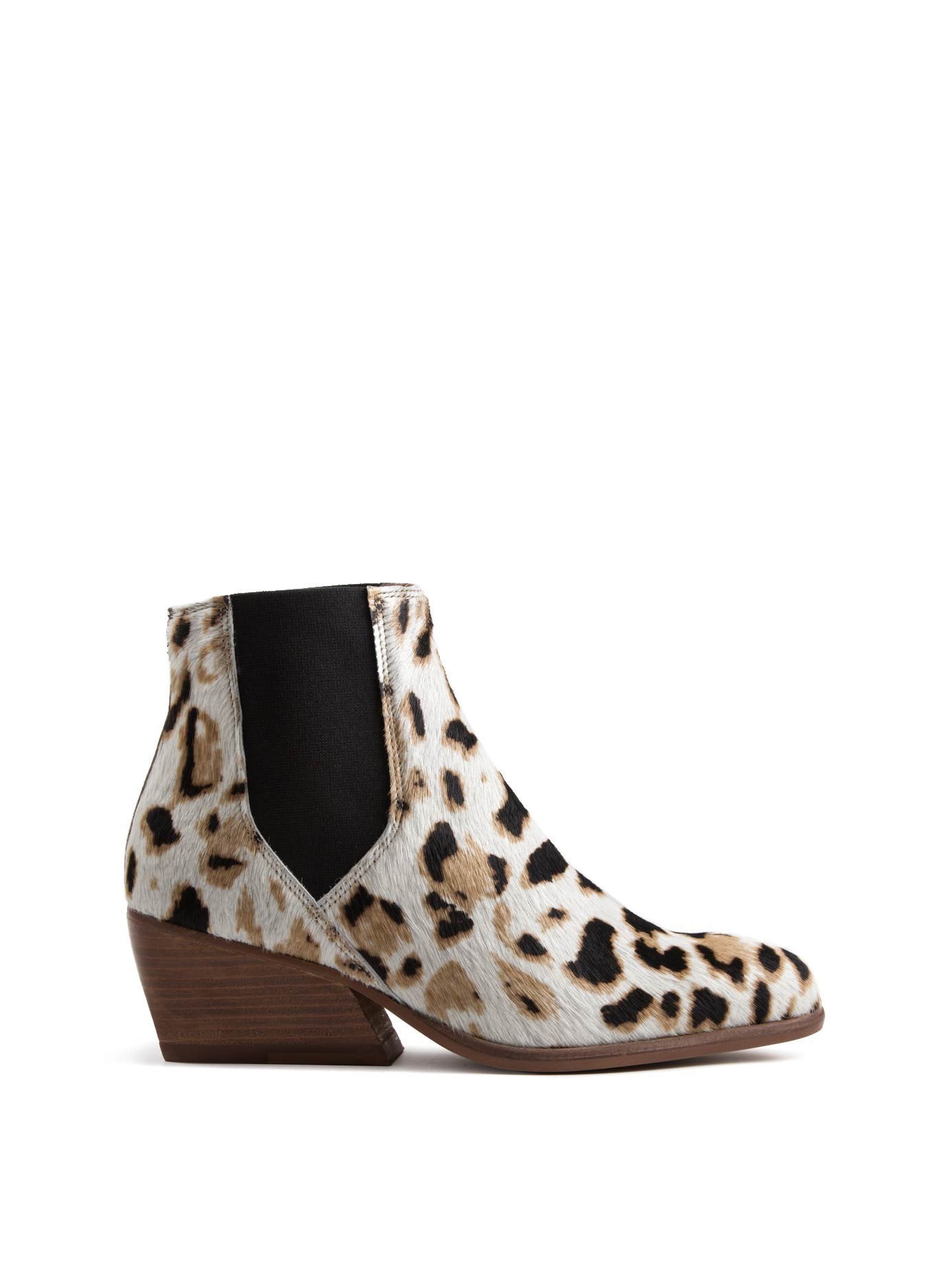 Texas - Snow Leopard Hair Leather