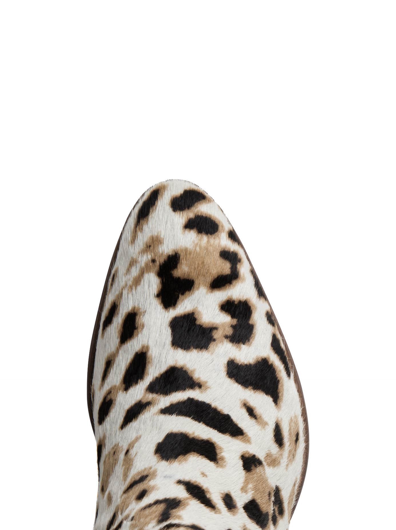 Texas - Snow Leopard Hair Leather