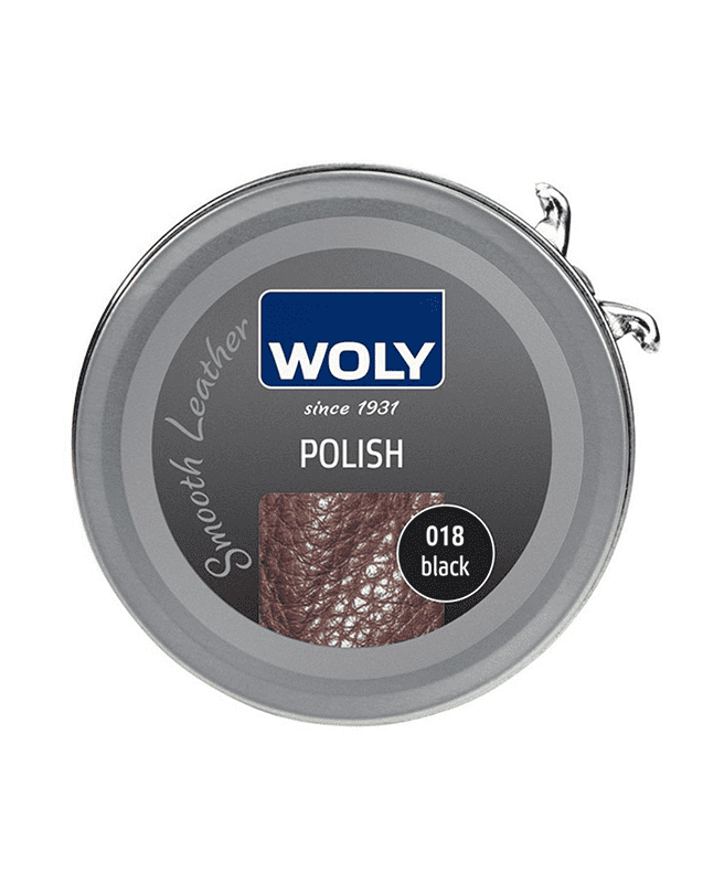 WOLY Leather Polish 50ml - Black